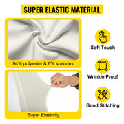 Load image into Gallery viewer, Amocart 100Pcs Wedding Chair Covers Stretch Polyester Spandex Slipcover Folding Flat Front Chair Covers for Hotel Dining Party
