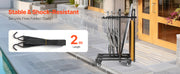 Charger l'image dans la visionneuse de galerie, Amocart 400 LBS Folding Chair Rack Cart with Swivel Casters fit 5 Tables+14 Chairs Storage Dolly Chair Holder for Party Hotel
