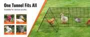 Charger l'image dans la visionneuse de galerie, Amocart Chicken Tunnels 157.5 x 39.4 x 24.2 in Chicken Tunnels for Yard Portable Chicken Tunnels for Outside Corner Frames
