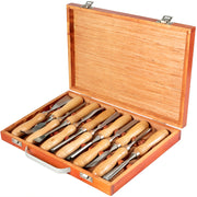 Bild in Galerie-Viewer laden, Amocart 12PCS Wood Carving Hand Chisel Set Lathe Knife DIY Turning Woodworking Professional Gouges Woodcraft Carpentry Tools
