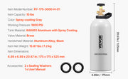 Load image into Gallery viewer, Amocart CO2 Tank 10 lbs New Aluminum Alloy Cylinder CO2 Air Tank with Light Spray Coating DOT Approved Cylinder for Draft Beer
