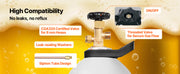 Load image into Gallery viewer, SucceBuy CO2 Tank 20 lbs New Aluminum Alloy Cylinder CO2 Air Tank with Light Spray Coating CGA320 Valve Purple Copper Siphon
