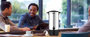 Bild in Galerie-Viewer laden, Amocart 50 Cups Commercial Coffee Urn Stainless Steel Large Coffee Dispenser 1000W Electric Coffee Maker Urn For Quick Brewing
