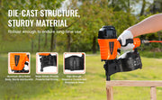 Bild in Galerie-Viewer laden, Amocart Coil Siding Nailer CN65 CN55 CN70 CN83 CN90 Pneumatic Siding Nail Gun Pallet Making Coil Nailer 70-120PSI Air Nailer
