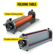 Bild in Galerie-Viewer laden, Amocart 39.3"x0.71" Manual Cold Roll Laminator Machine Document Plasticizer Fits for Poster Painting Photo Book Cover A3 A4
