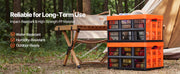 Bild in Galerie-Viewer laden, Amocart 45L 6PCS Plastic Collapsible Storage Bins with Handles Stackable Folding Storage Crates Containers for Home Organizing
