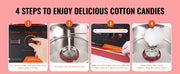 Bild in Galerie-Viewer laden, Amocart Electric Cotton Candy Machine Candy Floss Maker Commercial Cotton Candy Machine Stainless Steel Bowl and Sugar Scoop
