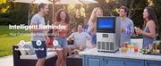 Charger l'image dans la visionneuse de galerie, Amocart 80lbs-440lbs/24H Commercial Ice Maker Machine Stainless Steel Ice Maker with LED Display &amp; Self-Cleaning for Bar Home
