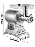 Amocart Electric Meat Mincer 330LBS/H Capacity Meat Grinder Machine, Stainless Steel Meat Grinder Commercial Sausage Stuffer Maker for Home & Commercial Use