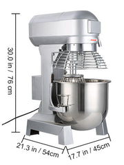 Charger l'image dans la visionneuse de galerie, Amocart 10-30L Electric Dough Machine Stainless Steel Commercial Cream Egg Whisk Mixer Processor Kitchen Food Stand Blender
