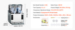 Amocart Slushie Machine No Ice Needed Slushy Machine Frozen Drink Maker w/ Single Tank Margarita Machine for Frozen Margaritas