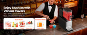 Bild in Galerie-Viewer laden, Amocart 6L/1.6Gal Slushie Machine Commercial Slushy Maker Frozen Drink Maker w/ Self-Cleaning for Restaurants Bars for Slushie
