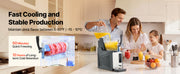 Charger l'image dans la visionneuse de galerie, Amocart Slushie Machine No Ice Needed Slushy Machine Frozen Drink Maker w/ Single Tank Margarita Machine for Frozen Margaritas
