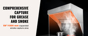 Bild in Galerie-Viewer laden, Amocart 4/5/6/7/8/9FT Commercial Exhaust 201 Stainless Steel Concession Hood Under Cabinet Range Hood Kitchen Vent Hood Sliver
