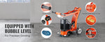 Amocart Electric Concrete Floor Grinder 7inch Walk-Behind 1.7HP Concrete Floor Polisher 1300W 1720RPM for Granite Marble Stones