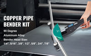 Bild in Galerie-Viewer laden, Amocart HVAC Refrigeration Manual Copper Ratcheting Pipe Bender Kit with 7 Dies 8-22mm 90° Inward &amp; Outward Tube Bending Tools
