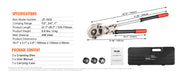 Load image into Gallery viewer, SucceBuy Copper Press Tool Tube Fittings Crimping Kit Pro Press Crimper w/ 1/2" 3/4" 1" Quick Change Jaws 360° Rotatable Crimper
