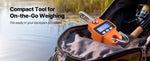 Amocart 660 lbs/300 kg Digital Crane Scale Portable Handheld Hanging Scale with LCD Display & Hook for Farm Hunting Fishing