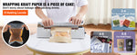 Amocart 8/12/16in Impulse Poly Bag Sealer Manual Heat Sealing Machine with Adjustable Heating Mode for Plastic Mylar PE PP Bags