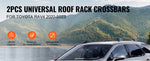 SucceBuy Roof Rack Cross Bars Compatible with Toyota RAV4 2019-2023 160lbs Load Capacity Aluminum Anti-Rust Crossbars with Locks
