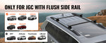 Amocart Roof Rack Cross Bars with Grooved Side Rails 200lbs Aluminum Crossbars with Locks for Rooftop Cargo Carrier Bag Luggage