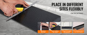 Charger l'image dans la visionneuse de galerie, Amocart 1.2" Rise Threshold Ramp Cuttable Natural Rubber Wheelchair Ramp Scooter with Double-Sided Tape for Doorways Driveways
