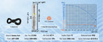 SucceBuy Deep Well Submersible Pump 0.5/1/1.5/2/3 HP 230V/60Hz Stainless Steel Water Pumps for Industrial, Irrigation & Home Use
