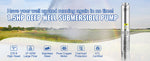 SucceBuy Deep Well Submersible Pump 0.5/1/1.5/2/3 HP 230V/60Hz Stainless Steel Water Pumps for Industrial, Irrigation & Home Use