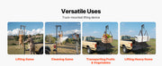 Charger l'image dans la visionneuse de galerie, Amocart 400/500/600Lbs Truck Hitch Game Hoist with &amp; Adjustable Height Hunting Deer Hoist Winch for Skinning &amp; Cleaning Game
