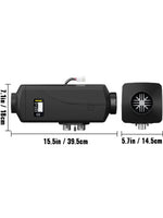 Amocart 5KW Air Diesel Heater 12V Diesel Parking Heater LCD Switch Diesel Heater Muffler for RV Motorhome Trailer Trucks Boats