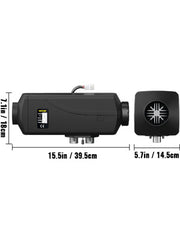 Bild in Galerie-Viewer laden, Amocart 5KW Air Diesel Heater 12V Diesel Parking Heater LCD Switch Diesel Heater Muffler for RV Motorhome Trailer Trucks Boats

