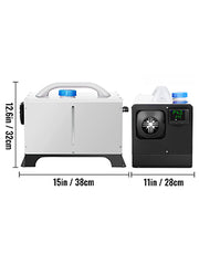 Charger l'image dans la visionneuse de galerie, Amocart 8KW Diesel Air Heater Parking Heater 12V Truck Heater One Air Outlet with Black LCD Switch For RV Truck Boat Caravans
