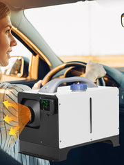 Charger l'image dans la visionneuse de galerie, Amocart 8KW Diesel Air Heater Parking Heater 12V Truck Heater One Air Outlet with Black LCD Switch For RV Truck Boat Caravans
