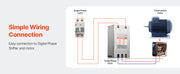 Bild in Galerie-Viewer laden, Amocart 3Phase Converter 20HP 70A 220V Single Phase to 3 Phase Converter Digital Phase Shifter for Residential&amp;Light Commercial
