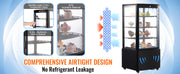 Charger l'image dans la visionneuse de galerie, VEVOR 4.2 Cu.Ft./115L Refrigerated Display Case Countertop Pastry Display Case, 2-Tier Commercial Display Refrigerator for Bar
