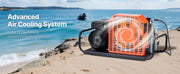 Load image into Gallery viewer, Amocart PCP Air Compressor 4500PSI/30Mpa Diving Scuba 60 L/min Four-Cylinder Auto Stop PCP Rifle Pump with Fan Cooling System
