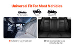 Amocart Dog Car Barrier Car Divider for Front Seats Vehicle Pet Barrier with See Through Net Mesh Universal-Fit Dog Car Barrier