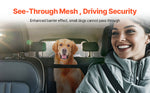 Amocart Dog Car Barrier Car Divider for Front Seats Vehicle Pet Barrier with See Through Net Mesh Universal-Fit Dog Car Barrier