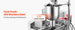 Amocart Commercial Automatic Donuts Machine Single Row 90 pcs/hour Electric High Power Maker with 3 Size Molds Auto Counting