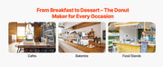 Charger l'image dans la visionneuse de galerie, Amocart Commercial Automatic Donuts Machine Donuts Equipment Electric High Power Doughnut Maker StainlessSteel Frying AutoFryer

