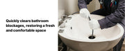 Bild in Galerie-Viewer laden, Amocart Drain Cleaner Machine 50 FT x 5/16 Inch Sewer Snake Auger with 228RPM Electric Drill Manual Feed for 2" to 4" Pipes
