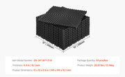 Bild in Galerie-Viewer laden, SucceBuy Interlocking Drainage Mat 12inx12in 12/24/40/50/55 Pcs Splicing Mats Non-Slip PP Drainage Floor Tile &amp; Shower Mat
