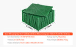 Amocart Interlocking Drainage Mat 12inx12in 12/24/40/50/55 Pcs Splicing Mats Non-Slip PP Drainage Floor Tile & Shower Mat
