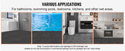 Charger l'image dans la visionneuse de galerie, Amocart Interlocking Tile 12/50/55PCS 12"x12" Splicing Soft PVC Drainage Floor Tiles Non-Slip Drainage Holes for Bathroom Pool
