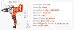 Amocart Drill Mixer 1/2in 5/8 in Corded Electric Drill Mixer Set Mixing Drills Machine D-Handle Handheld Cement Mixers