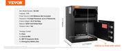 Bild in Galerie-Viewer laden, Amocart 1.7 Cub Depository Safe Deposit Safe Electronic Code Lock &amp; 2 Keys Business Drop Slot Safe for Cash Mail Office Hotel
