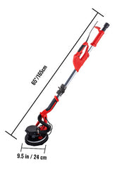 Charger l'image dans la visionneuse de galerie, SucceBuy 850W Drywall Sander Variable Speed 800-1750 RPM Electric Drywall Sander Foldable Sheetrock Sander with Telescope Handle
