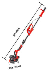 Charger l'image dans la visionneuse de galerie, Amocart Drywall Sander 850W Variable Speed 800-1750RPM Electric Drywall Sander Foldable Sheetrock Sander with Handle Vacuum Bag
