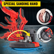 Charger l'image dans la visionneuse de galerie, Amocart Drywall Sander 850W Variable Speed 800-1750RPM Electric Drywall Sander Foldable Sheetrock Sander with Handle Vacuum Bag
