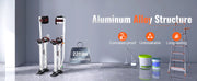 Charger l'image dans la visionneuse de galerie, Amocart Drywall Stilts 18''/36''Adjustable Aluminum Tool Stilts with Protective Knee Pads Non-Slip Work Stilts for Home
